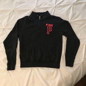 Pink 3/4 zip Hoodie